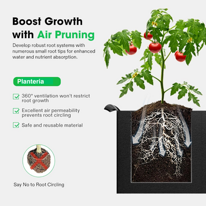 Square grow bags